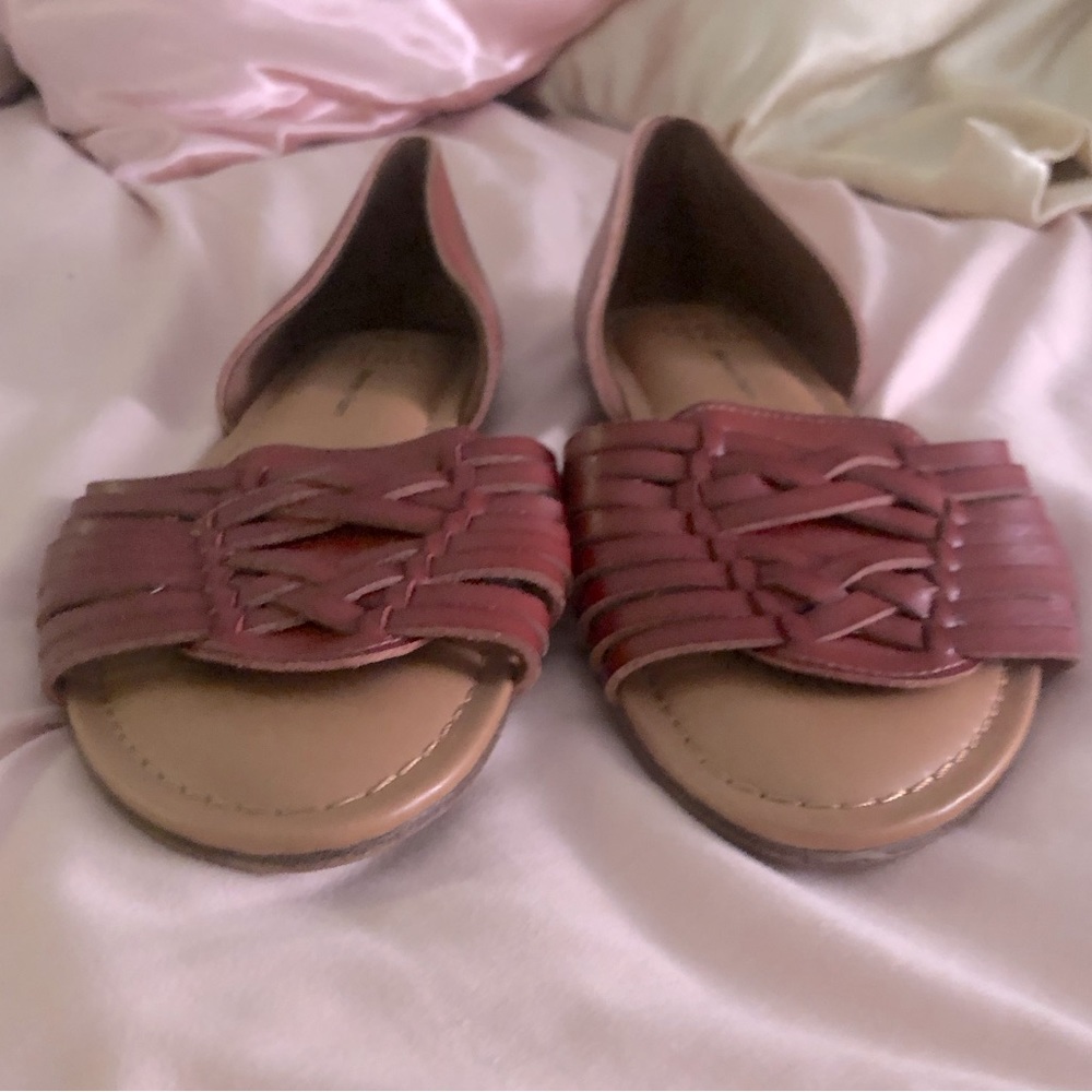 Women’s woven sandals, 6.5, boho